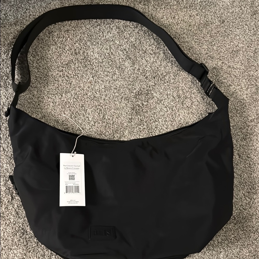 BEIS Black crescent carryall